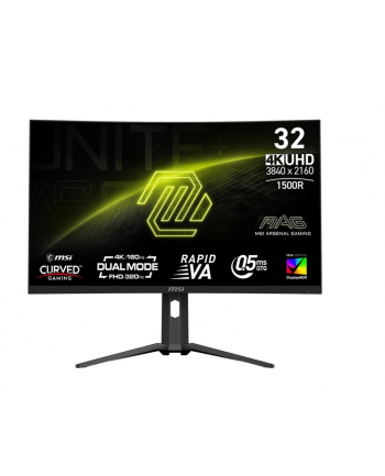 msi Monitor MAG 321CUPDF 31.5 cala/LED/UHD/Curved/160HZ/Black
