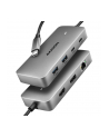 axagon HMC-CUB83X2 Wieloportovy hub USB 7in1, 10Gbps, 2x USB-A, 1x USB-C, 1x HDMI 4K/144Hz, DP 8K/30Hz, GLAN, PD 100W, 15cm USB-C kabel - nr 11