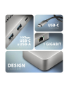 axagon HMC-CUB83X2 Wieloportovy hub USB 7in1, 10Gbps, 2x USB-A, 1x USB-C, 1x HDMI 4K/144Hz, DP 8K/30Hz, GLAN, PD 100W, 15cm USB-C kabel - nr 27
