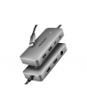 axagon HMC-CUB83X2 Wieloportovy hub USB 7in1, 10Gbps, 2x USB-A, 1x USB-C, 1x HDMI 4K/144Hz, DP 8K/30Hz, GLAN, PD 100W, 15cm USB-C kabel - nr 33