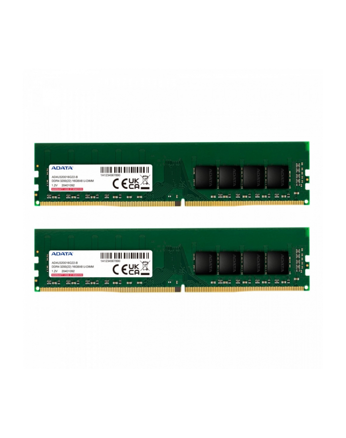 adata Pamięć Premier DDR4 3200 DIMM 32GB (2x16) C22 DualTray główny