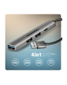 axagon HUE-STA HUB 4-portowy 1x USB-A 5Gbps, 2x USB2.0 + 1x USB-C 2.0, 12cm kabel USB-A - nr 9