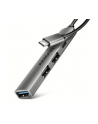 axagon HUE-STC HUB 4-portowy  1x USB-A 5Gbps, 2x USB2.0 + 1x USB-C 2.0, 12cm kabel USB-C - nr 15