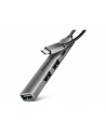 axagon HUE-STC HUB 4-portowy  1x USB-A 5Gbps, 2x USB2.0 + 1x USB-C 2.0, 12cm kabel USB-C - nr 25