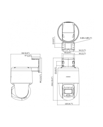 Hilook Ptz-N2C200C-De(F0)(O-Std), Kamera Ip Wewnętrzna I Zewnętrzna (327000807) nr 1