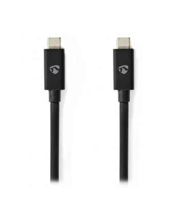 Nedis CCGP66020BK20 kabel USB 2 m USB4 Gen 3x2 USB C Czarny nr 2