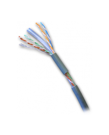 Datacom UTP flex, Cat6 PVC, szary, 50m, kabel nr 1