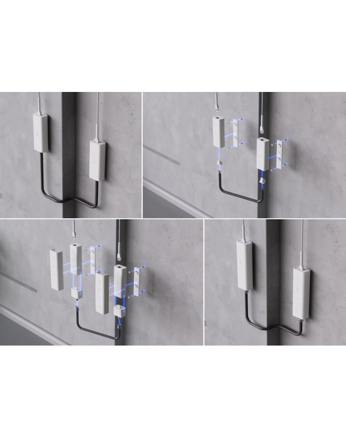 Ubiquiti Uacc-Retrofit-Poe-2Wire Nadajnik I Odbiornik Sieci Biały 10, 100 Mbit/S (UACCRETROFITPOE2WIRE) główny