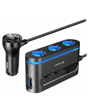Swissten Ładowarka Samochodowa Usb Usbc nr 1