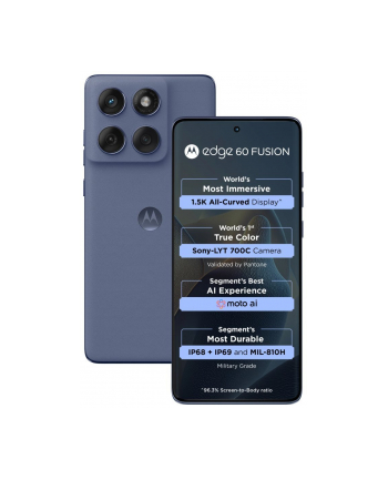 Motorola Edge 60 Fusion 12/256GB Niebieski nr 1