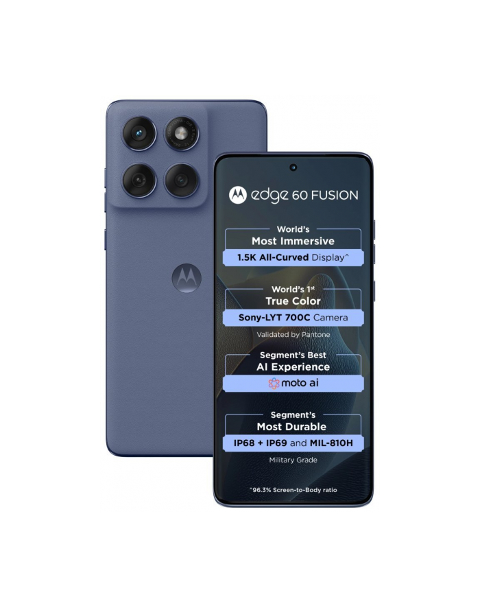 Motorola Edge 60 Fusion 12/256GB Niebieski główny