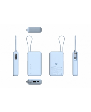 xiaomi PowerBank 10000 (Integrated Cable) 67W Ice Blue