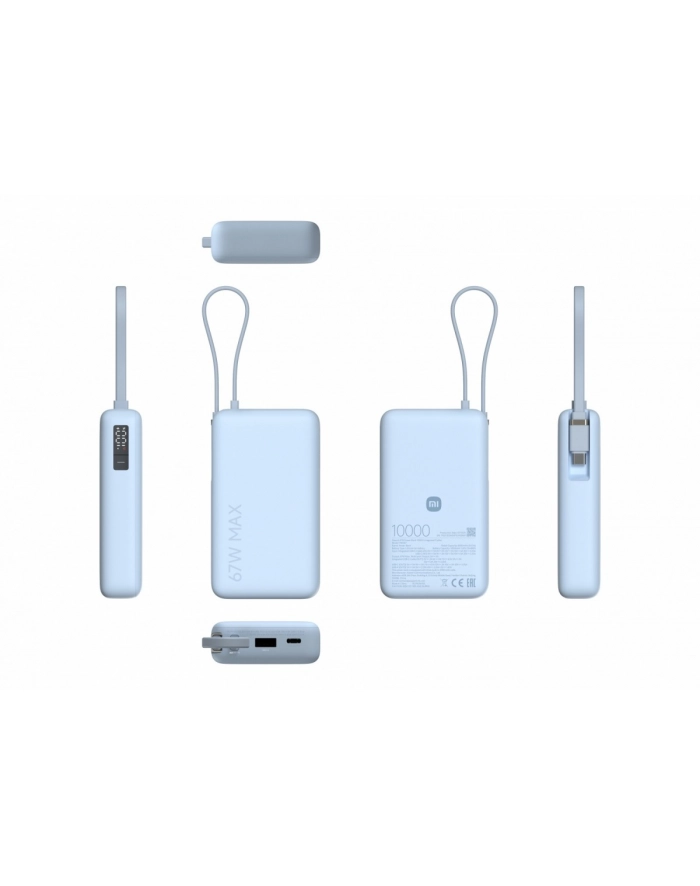 xiaomi PowerBank 10000 (Integrated Cable) 67W Ice Blue główny