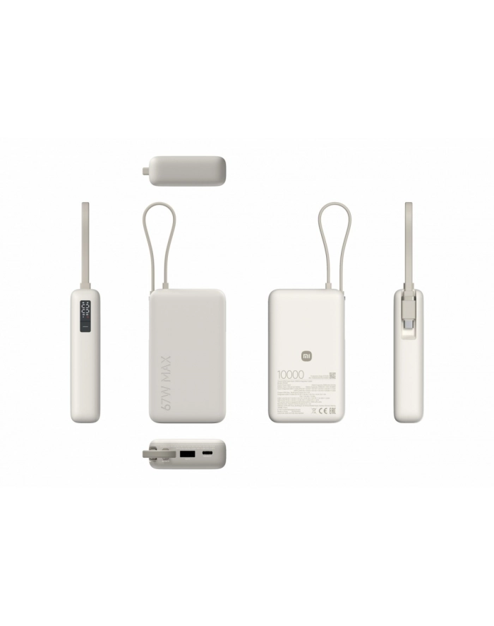 xiaomi PowerBank 10000 (Integrated Cable) 67W Tan główny