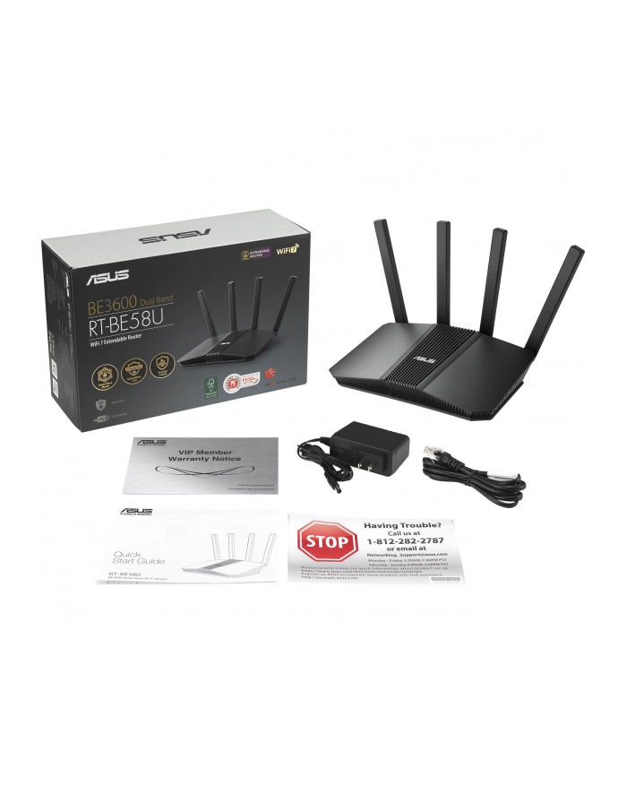 asus Router Dual Band WiFi 7 RT-BE58U główny