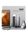 axagon HMC-WL9 Wieloportowy hub USB 9in1, 10Gbps, 3xUSB-A, 1xUSB-C, DP 8K/60Hz, HDMI 4K/60Hz, PD 100W, GLAN, 100cm USB-C kabel, wireless charging 15W - nr 18