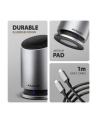 axagon HMC-WL9 Wieloportowy hub USB 9in1, 10Gbps, 3xUSB-A, 1xUSB-C, DP 8K/60Hz, HDMI 4K/60Hz, PD 100W, GLAN, 100cm USB-C kabel, wireless charging 15W - nr 28