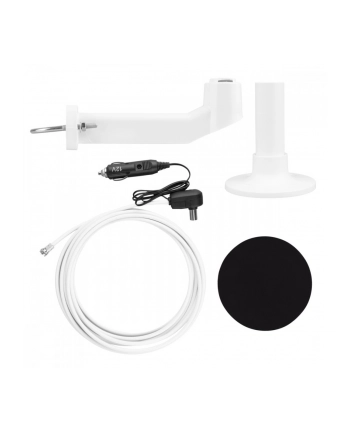 Antena TV DVB-T/T2 HEVC Maclean MCTV-103, aktywna, wielokierunkowa, camper, 12V nr 2