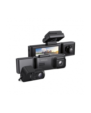 Kamera do samochodu LAMAX N10 GPS 3in1 4K UHD Wi-Fi 150° 3,18''