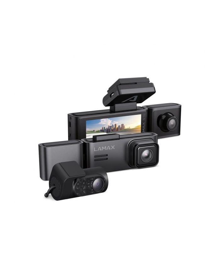 Kamera do samochodu LAMAX N10 GPS 3in1 4K UHD Wi-Fi 150° 3,18'' główny
