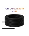 Kabel sieciowy Qoltec Patchcord skrętka UTP | CAT6 | High speed 1Gb/s | LAN | 100m | Czarny - nr 3