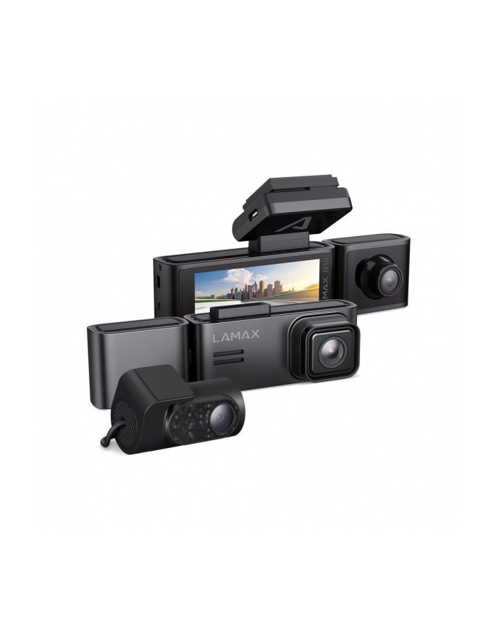 Kamera do samochodu LAMAX N10 GPS 3in1 4K UHD Wi-Fi 150° 3,18'' główny
