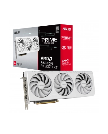 Karta VGA Asus Prime Radeon RX 9070 XT White OC Edition 16GB GDDR6 256bit HDMI+3xDP PCIe5.0 nr 1