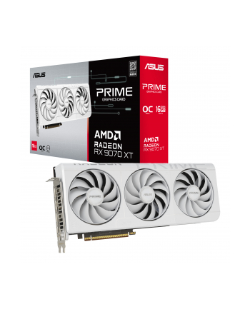 Karta VGA Asus Prime Radeon RX 9070 XT White OC Edition 16GB GDDR6 256bit HDMI+3xDP PCIe5.0 nr 1