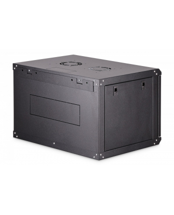 Szafa sieciowa wisząca jednosekcyjna DIGITUS Dynamic 19'' 7U, 600x450, drzwi szyba, czarny, niezmontowana, 60kg nr 2