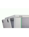 Szafa sieciowa wisząca jednosekcyjna DIGITUS Dynamic 19'' 7U, 600x600, drzwi szyba, szary, niezmontowana, 60kg - nr 8