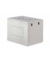 Szafa sieciowa wisząca jednosekcyjna DIGITUS Dynamic 19'' 9U, 600x450, drzwi szyba, szary, niezmontowana, 60kg - nr 3