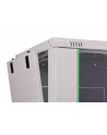 Szafa sieciowa wisząca jednosekcyjna DIGITUS Dynamic 19'' 9U, 600x450, drzwi szyba, szary, niezmontowana, 60kg - nr 8