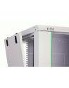 Szafa sieciowa wisząca jednosekcyjna DIGITUS Dynamic 19'' 12U, 600x450, drzwi szyba, szary, niezmontowana, 60kg - nr 7