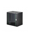 Szafa sieciowa wisząca jednosekcyjna DIGITUS Dynamic 19'' 12U, 600x450, drzwi szyba, czarny, niezmontowana, 60kg - nr 10