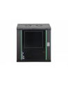 Szafa sieciowa wisząca jednosekcyjna DIGITUS Dynamic 19'' 12U, 600x450, drzwi szyba, czarny, niezmontowana, 60kg - nr 3