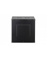 Szafa sieciowa wisząca jednosekcyjna DIGITUS Dynamic 19'' 12U, 600x450, drzwi szyba, czarny, niezmontowana, 60kg - nr 4
