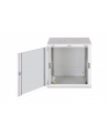 Szafa sieciowa wisząca jednosekcyjna DIGITUS Dynamic 19'' 12U, 600x600, drzwi szyba, szary, niezmontowana, 60kg - nr 5