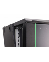 Szafa sieciowa wisząca jednosekcyjna DIGITUS Dynamic 19'' 16U, 600x450, drzwi szyba, czarny, niezmontowana, 60kg - nr 7