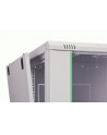Szafa sieciowa wisząca jednosekcyjna DIGITUS Dynamic 19'' 16U, 600x600, drzwi szyba, szary, niezmontowana, 60kg - nr 7