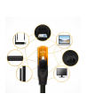 Kabel Patchcord Qoltec UTP | CAT6 | 2 x RJ-45 | High speed 1Gb/s | Pozłacane styki | 15m | Czarny - nr 4