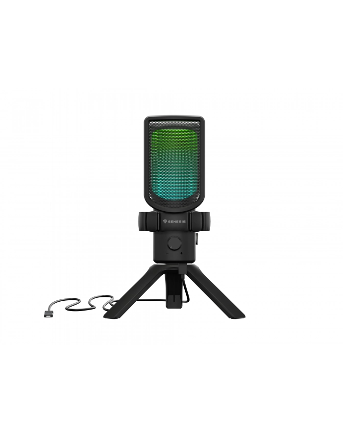 Mikrofon Genesis Radium 250 USB Statyw czarny główny