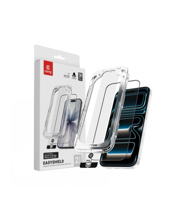 crong Szkło hartowane EasyShield 2-Pack - iPhone 17 Pro Max / iPhone 16 Pro Max (2 sztuki)