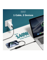 digitus Kabel zasilający 2w1 USB-C - 2x USB-C, USB 2.0 140W PD 3.1, nylonowy, 1,8m czarny - nr 17