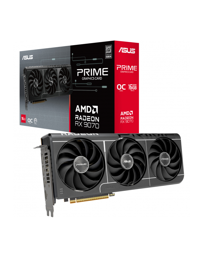 asus Karta graficzna RX 9070 PRIME EVO OC 16 GB GDDR6 256bit DP/HDMI główny