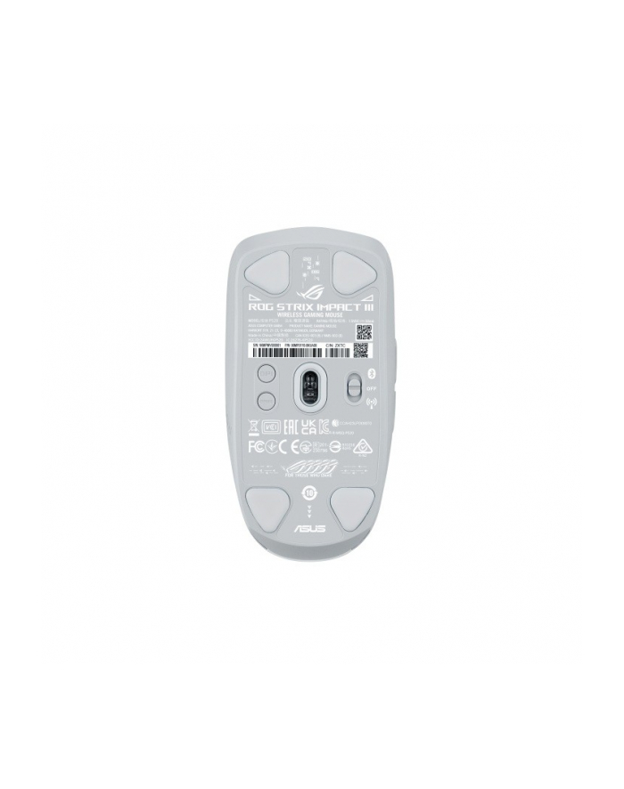 asus Mysz ROG Strix Impact III 2.4GHz/36k dpi/BT/biała główny