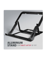 axagon STND-LAB Podstawa do laptopów aluminiowa 10-17,3 cala 8 regulowanych pozycji, Czarna - nr 33