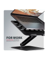 axagon STND-LQB Podstawka do laptopów aluminiowa 10-17,3 cala regulowane kąty nachylenia, Czarna - nr 23