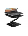 axagon STND-LRB Podstawa do laptopów aluminiowa 10-17,3 cala regulowana wysokość, obczerwonyowa o 360 stopni, Czarna - nr 36
