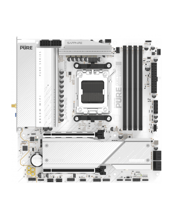 sapphire technology Płyta główna PURE B850M WIFI AM5 4DDR5 mATX główny