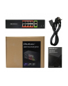 qoltec Przełącznik sieciowy SWITCH FAST Ethernet PoE | 8x RJ45 |  2x RJ45 Uplink | 120W | 10/100 Mb/s - nr 8